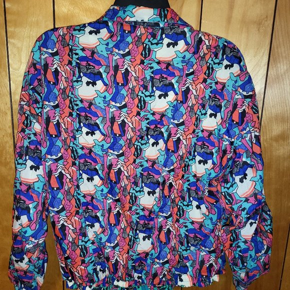 Vintage Aviat Sportif Jacket Windbreaker SMALL Zip Up Inner Line 1990s France F1 - Picture 6 of 7